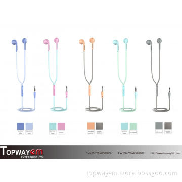 Portable Wired earplugs on-ear
